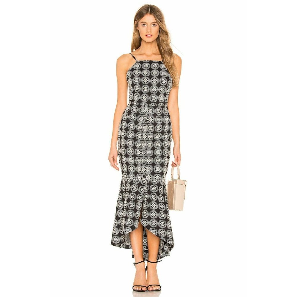 Tularosa Sia Embroidered Midi Dress XS